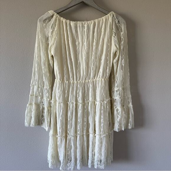 Scully Cream Ivory Lace Long Sleeve Dress Style HC81 - Picture 3 of 6